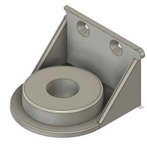 Mt2 Tool Holder Wall Mount 3D Printed – image 1